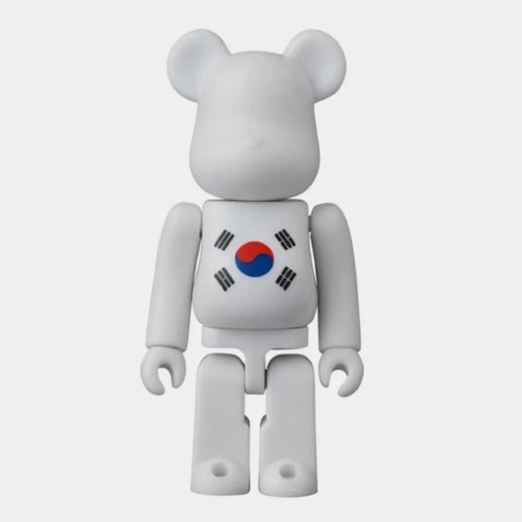 Bearbrick Series 44 KOREA Flag Medicom Be@rbrick 100% - Picture 1 of 6